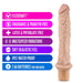 Blush BL-11333 Dr Skin Cock Vibe 8 Realistic Vibrating Dildo Beige Features