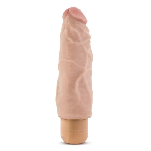 Blush BL-11343 Dr. Skin Cock Vibe 9 Realistic Vibrator Beige