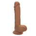 CalExotics SE-0255-10-3 Dual Density Silicone Studs 5 Inch Realistic Dildo Brown