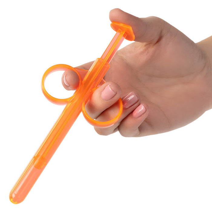 CalExotics SE-2380-03-2 Lube Tube Syringe Lubricant Applicator Orange