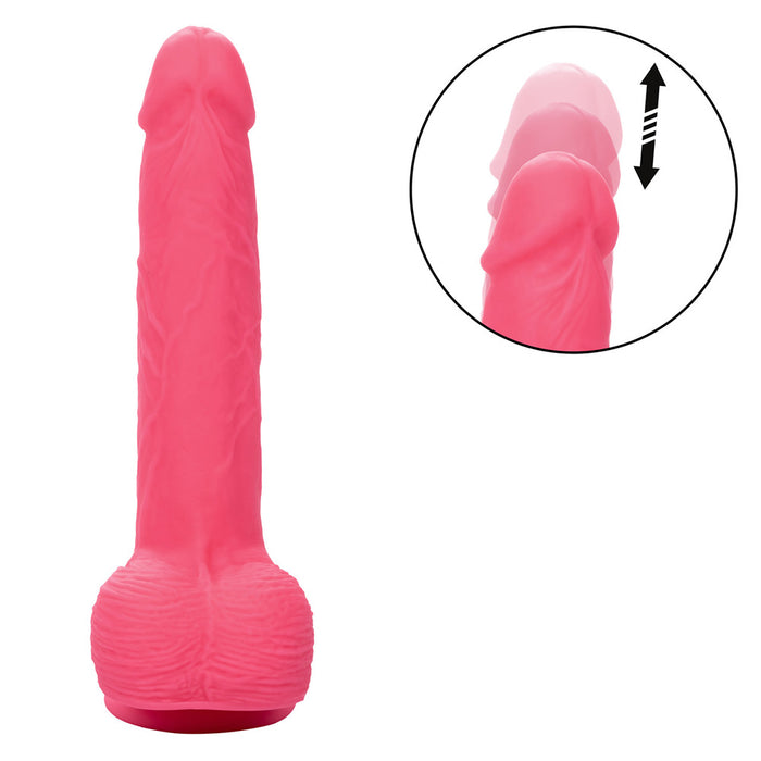 CalExotics SE-0251-05-3 Rechargeable Rumbling & Thrusting Silicone Studs Dildo