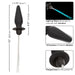 CalExotics SE-2655-05-3 Southern Lights Vibrating Light Up Anal Probe Black Features