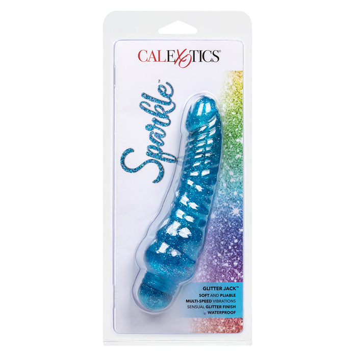 CalExotics SE-0795-10-2 Sparkle Glitter Jack Vibe Blue Package Front