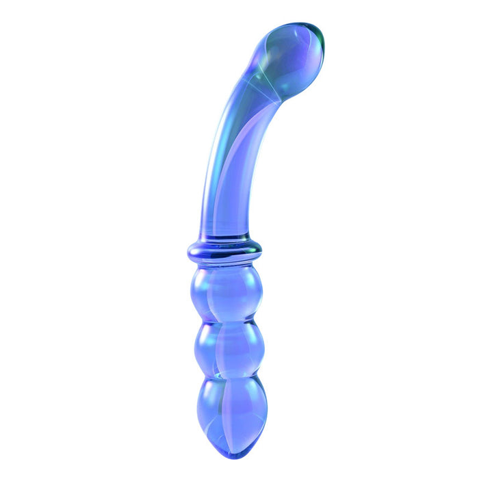 Gender X GX-GL-1065-2 Lustrous Galaxy Wand Double Ended Glass Dildo