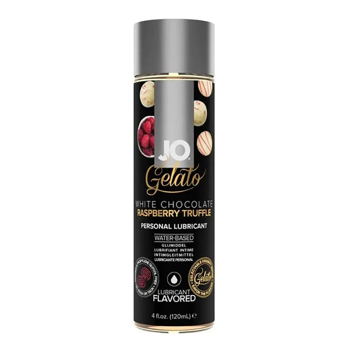 JO Gelato Flavoured Lubricant 4 oz 120 ml White Chocolate Raspberry Truffle