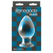 NS Novelties NSN-1175-21 Renegade Glass Knight Oversized Anal Plug Package Front