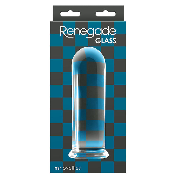 NS Novelties NSN-1175-31 Renegade Glass Rook Oversized Plug Package Front