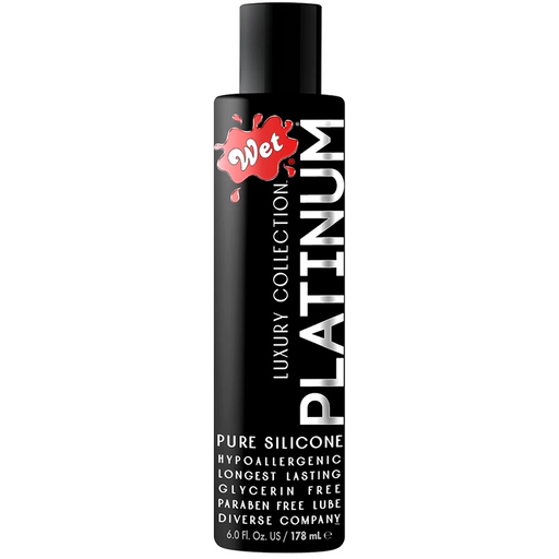 Wet Platinum Silicone Lubricant 6 oz 178 ml