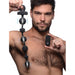 XR Brands AG787 21X Dark Rattler Vibrating Silicone Anal Beads with Remote