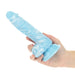 Addiction Luke 7.5 Inch Blue Glow In The Dark Dildo