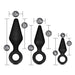 Blush BL-310175 Anal Adventures Platinum - Silicone Loop Plug Kit Measurements