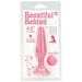 NMC 391-16 Beautiful Behind 4.5" Silicone Butt Plug Pink Package