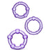 Blush BL-00011 Stay Hard Beaded Cock Rings - Purple