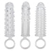 CalExotics  SE-1625-60-2 3 Piece Textured Penis Extension Set