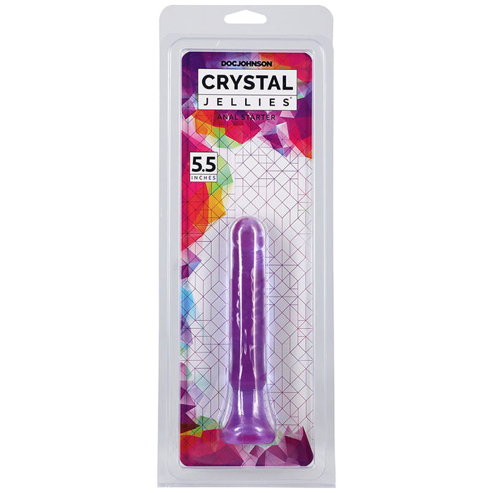 Doc Johnson 0284-03-CD Crystal Jellies Anal Starter Dildo Purple Package