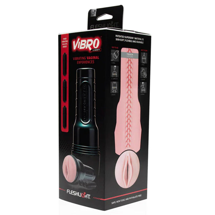 Fleshlight Vibro Pink Lady Touch Package Side