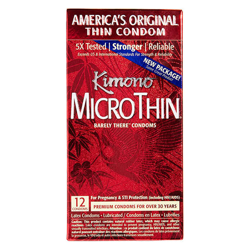 Kimono MicroThin Condoms 12 Pack