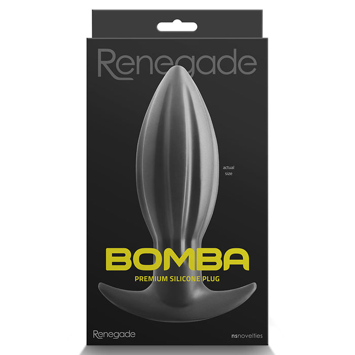 NS Novelties NSN-1118-23 Renegade Bomba Butt Plug Large Package Front