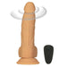 BMS Factory 88122 Naked Addiction 8 Inch Rotating & Vibrating Dildo with Remote - Caramel