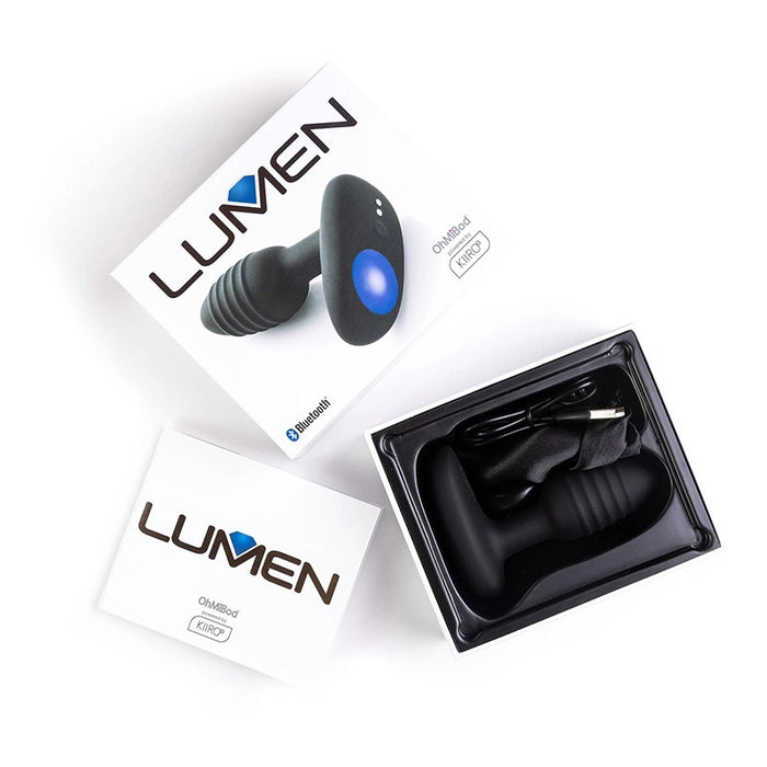 OhMiBod for Kiiroo Lumen Interactive Bluetooth Butt Plug Package Contents