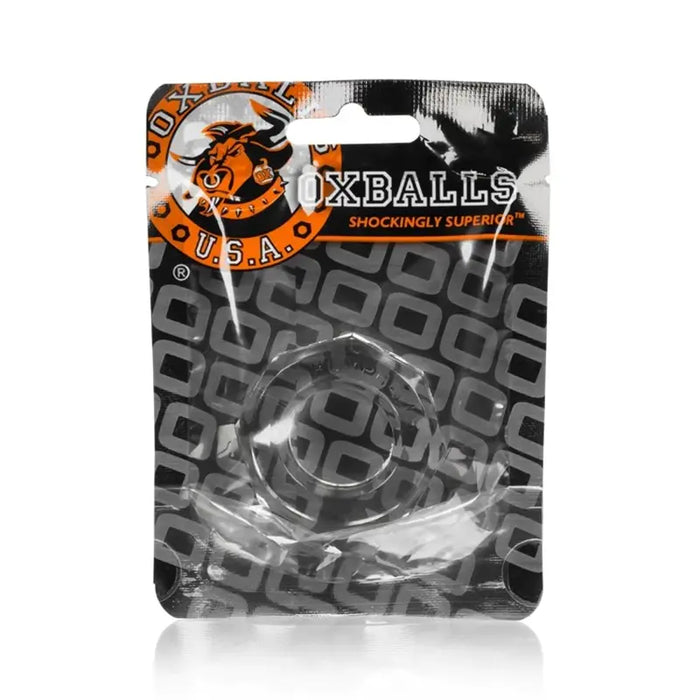 Oxballs Atomic Jock Humpballs Super-Elastic Cock Ring Clear AJ-1077 Package