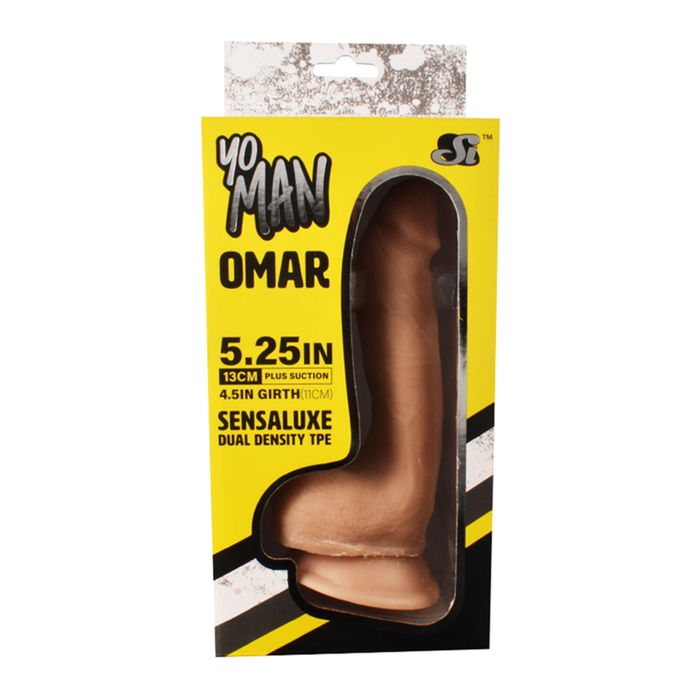 Yo Man Omar 5.25 Inch Dual Density Dong