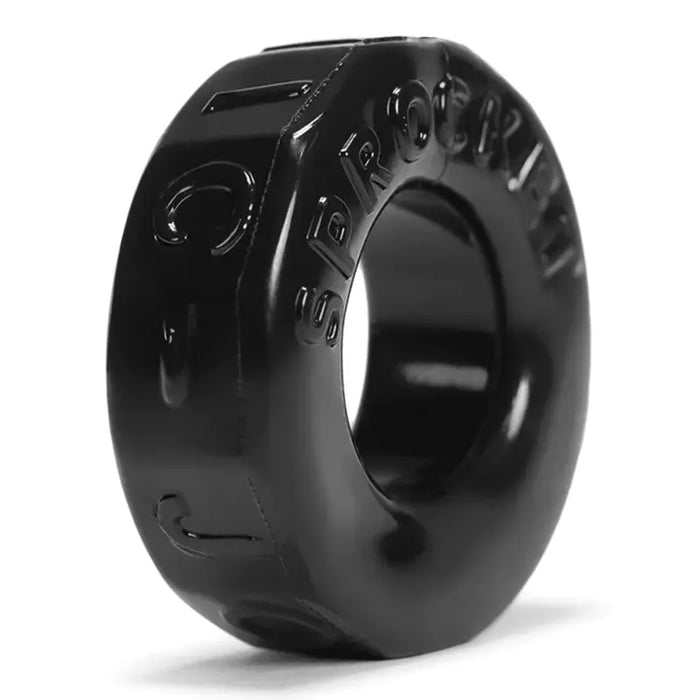 Oxballs Atomic Jock Sprocket Super-Stretch Cock Ring Black AJ-1043