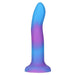 BMS 89615 Rave by Addiction Glow In The Dark Dildo - Blue Purple