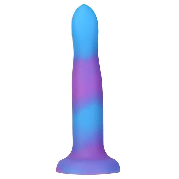 BMS 89615 Rave by Addiction Glow In The Dark Dildo - Blue Purple