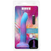 BMS 89615 Rave by Addiction Glow In The Dark Dildo - Blue Purple Package Front